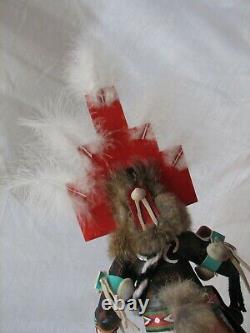 Signed Hand Carved Hopi Hemis Kachina Doll Native American Folk Art