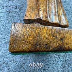 Signed Hand Carved Wood Madonna & Child 14 Folk Art Sculpture Mary & Baby Jesus