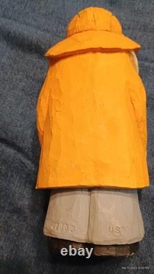 Signed LORIN JD 135 USA 154/200 SANTA SEA CAPTAIN SAILOR HEAVY MATERIAL