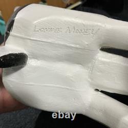 Signed Lonnie & Twyla Money Folk Art Carved Wooden Billy Goats Pair