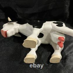 Signed Lonnie & Twyla Money Folk Art Carved Wooden Billy Goats Pair