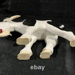 Signed Lonnie & Twyla Money Folk Art Carved Wooden Billy Goats Pair