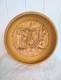 Signed Troll 1981 Norwegian Woodbowl Hand Carved Folk Art Pyrography Wall Plate