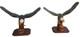 Soaring American Bald Eagle Wooden Sculptures Figures Hand Crafted Carved Wood