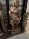 Stone Sculpture Of Dancing Lady Playing Drum