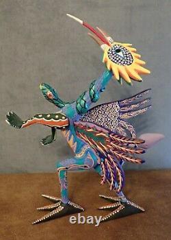 Surreal Animal Large Vintage Oaxacan Alebrije Wood Carving Mexican Folk Art