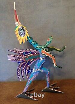 Surreal Animal Large Vintage Oaxacan Alebrije Wood Carving Mexican Folk Art