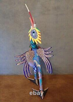 Surreal Animal Large Vintage Oaxacan Alebrije Wood Carving Mexican Folk Art