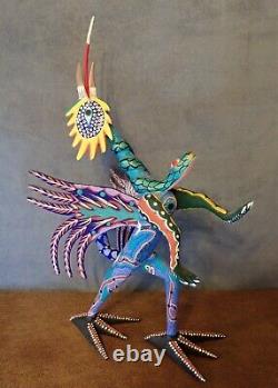 Surreal Animal Large Vintage Oaxacan Alebrije Wood Carving Mexican Folk Art