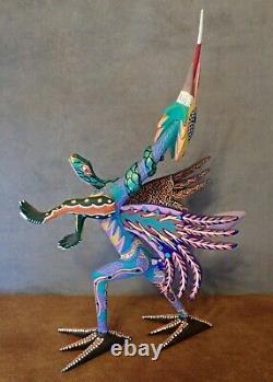 Surreal Animal Large Vintage Oaxacan Alebrije Wood Carving Mexican Folk Art