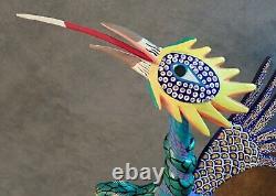 Surreal Animal Large Vintage Oaxacan Alebrije Wood Carving Mexican Folk Art