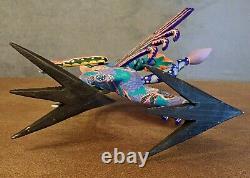 Surreal Animal Large Vintage Oaxacan Alebrije Wood Carving Mexican Folk Art