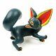 Turning Fox Oaxacan Alebrije Wood Carving Handcrafted Mexican Folk Art Sculpture