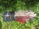 Texas Flag Wood Flag Handmade Patriotic Rustic Art Cypress Chainsaw Carving Art
