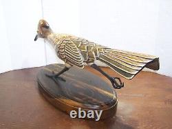 Tom Taber Studio Carved Wood Roadrunner, Famous Artist VERY RARE