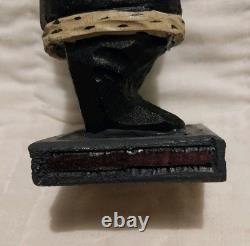Traditions Folk Art Williamsburg Hand Carved Santa Black Robe 6 Charles Robb