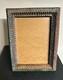 Tramp Art Multi Color Rainbow Wood Picture Frame Folk Art 8x6 Chiseled/carved