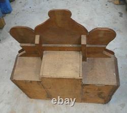 Tramp/Folk Art Layered Hand Carved Home Altar (office)