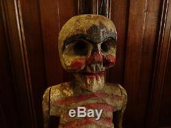 Trio Of Vintage Guatemalan Carved San Pascual Skeletons Collectible Folk Art