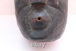 VERY OLD ATQ MEXICAN FOLK ART Carved WOOD DANCE MASK Veracruz Carnival 9