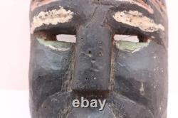 VERY OLD ATQ MEXICAN FOLK ART Carved WOOD DANCE MASK Veracruz Carnival 9