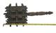 Very Rare! Victorian Antique Tramp Folk Art Rattle Carved Wood Crown Of Thorns