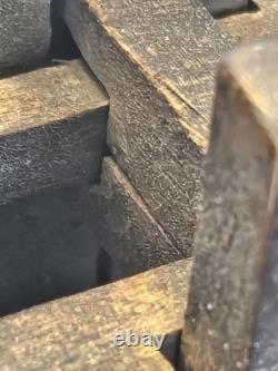 VERY RARE! Victorian Antique Tramp Folk Art Rattle Carved Wood Crown Of Thorns