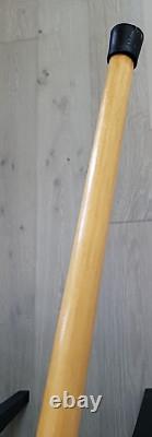 VINTAGE Hand Carved Folk Art Walking Cane Native American Or Alaska Totem