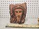 Vintage Jesus Christ Wood Hand Carved Sculpture Folk Art Bust Catholic Rare