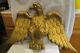 Very Old Antique New England Folk Art Hand Carved Wood American Eagle
