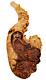 Vintage'03 Sgnd Jack Leslin Large Hand Carved Wood Folk Art Tree Spirit Wizard