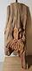 Vintage 89 Jack Leslin Hand Carved Wooden Folk Art Wood Spirit 13in Wall Decor