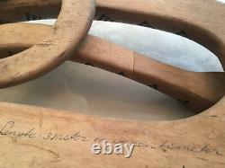 Vintage American Folk Art Carved Snake