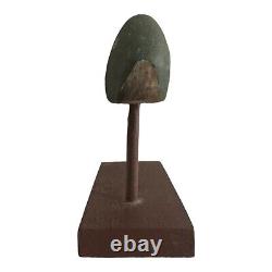 Vintage Americana Folk Art Hand Carved Hand Painted Signed Wooden Fish Decoy