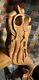 Vintage Antique Asian Primitive Folk Art Carved Wood Walking Stick Cane 36.5