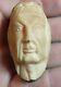 Vintage Antique Folk Art Hand Carved Tagua Nut Indian Chief Head Portrait Cameo