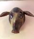 Vintage Balinese/barong (ish) Large Hog/pig Mask Hand Carved Wood Folk Art