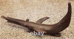 Vintage Balinese Folk Art Carved Wood (Komodo) Dragon Sculpture 29 L x 14T