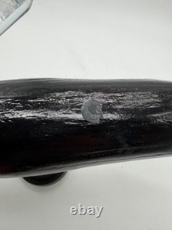 Vintage Carved Folk Art Primitive Style Carved Painted Wood Whale Figurine