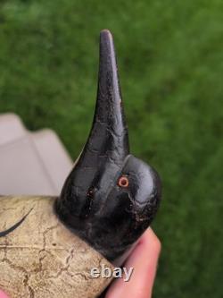 Vintage Carved Penguin Folk Art