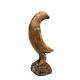 Vintage Carved Wood Folk Art Bird Sculpture, 18