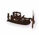 Vintage Carved Wood Folk Art Mechanical Whirligig