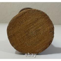 Vintage Carved Wooden Cowboy Figure Folk Art Boots Hat Bandana Americana Western