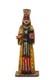 Vintage Central American Folk Art Carved Wood Painted Santo Saint Figure