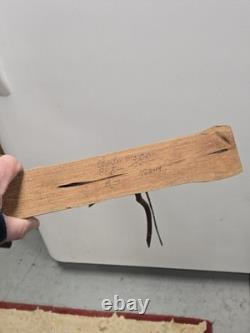 Vintage Charles Morgan Baxter TN Hand Carved Wood Racoon Dog Sculpture Folk Art