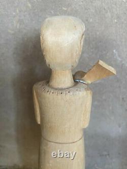 Vintage Cordova, NM Carving St Francis Santo Jose Mondragon Folk Art New Mexico