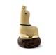 Vintage Eskimo Inuit Bone Carving Of Seal With Fish Alaskan Tribal Folk Art