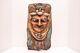 Vintage Face Mask Bat Angel Mexican Guerrero Folk Art Hand Carved Large Atq