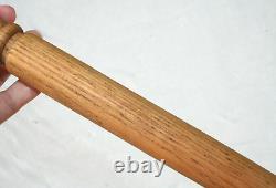 Vintage Figural Wood Carved Cane American Folk Art Lady Sturdy Walking Stick USA