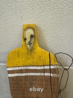 Vintage Folk, Ark Sculpture circa 2000 handmade Story Teller